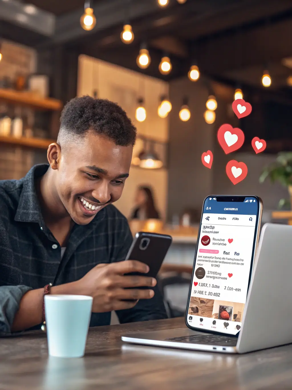 A vibrant social media post promoting a restaurant, illustrating JCJ Consultings' marketing strategies.